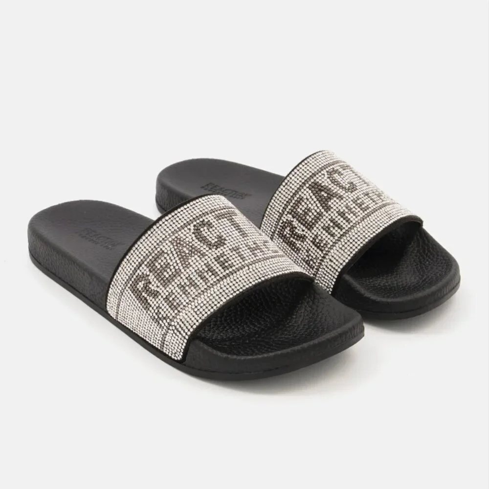 Kenneth Cole Reaction Women's Screen Jewl Slides Flat Sandals